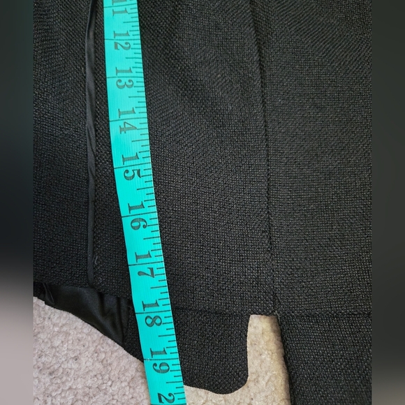 Elisabetta Franchi Italy Black Cropped Silk Lined Blazer Jacket. Size 42/ Sm-m - Picture 14 of 14